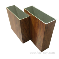Wood grain aluminum alloy square tube